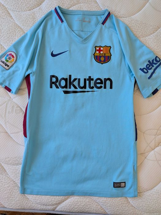 Camisa reserva do Barcelona 2017-18 - Camisa vintage autêntica