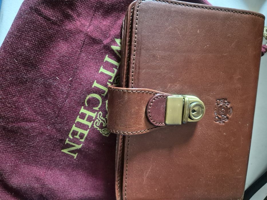 Wittchen saszetka skórą brązowa używana stan bdb