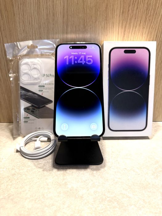 Iphone 14 Pro, 100% NOWA BATERIA, 128 GB, + ZESTAW !