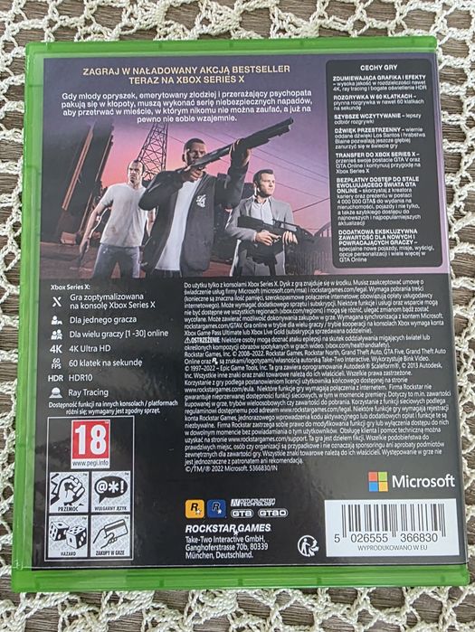 GTA five na Xbox Series X