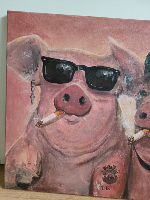 Obraz akrylowy 40x50  'Goodpigs'