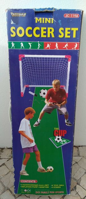 Baliza de futebol para crianças desmontável