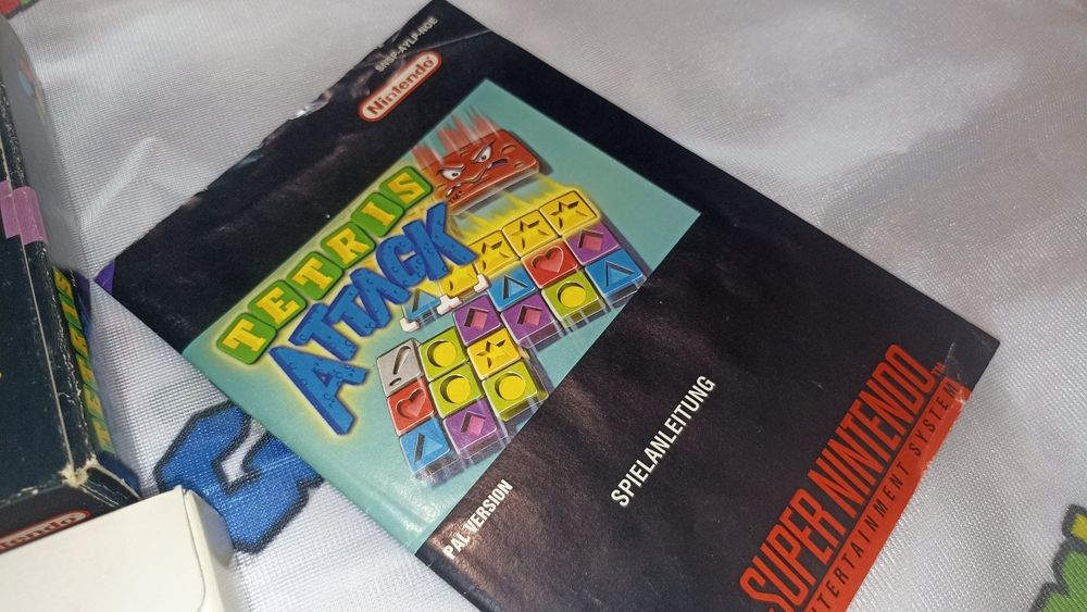 Tetris Attack Super Nintendo SNES kompletna język ang zamiana