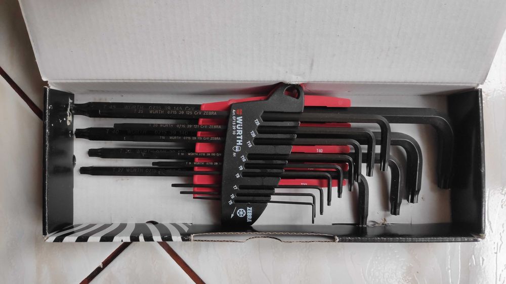 ⑩5-a /7-d /8-f  セット Zestaw wysuw. długich kluczy imbus., TX, 13 el. w sklepie