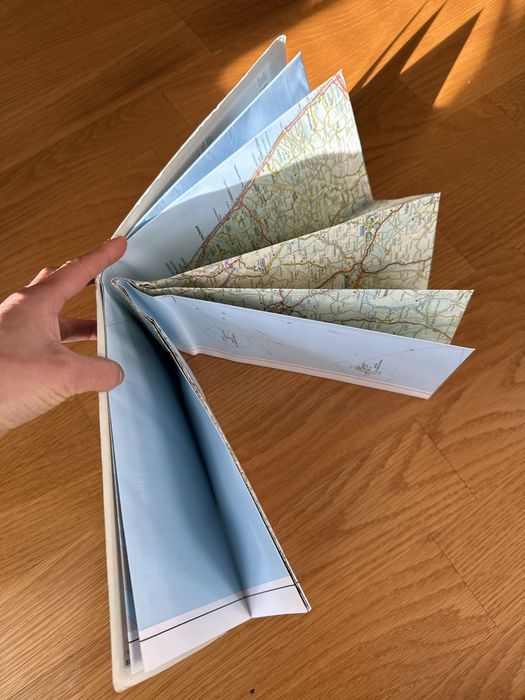 Mapa de Itália central