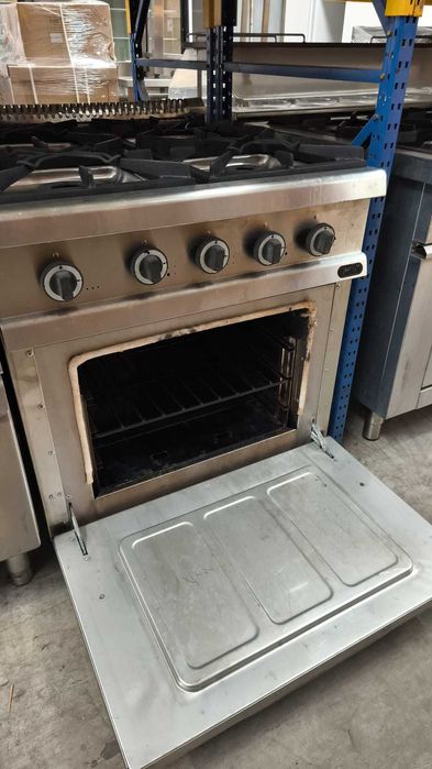 Fogão a gás com 4 queimadores + forno JUNEX
