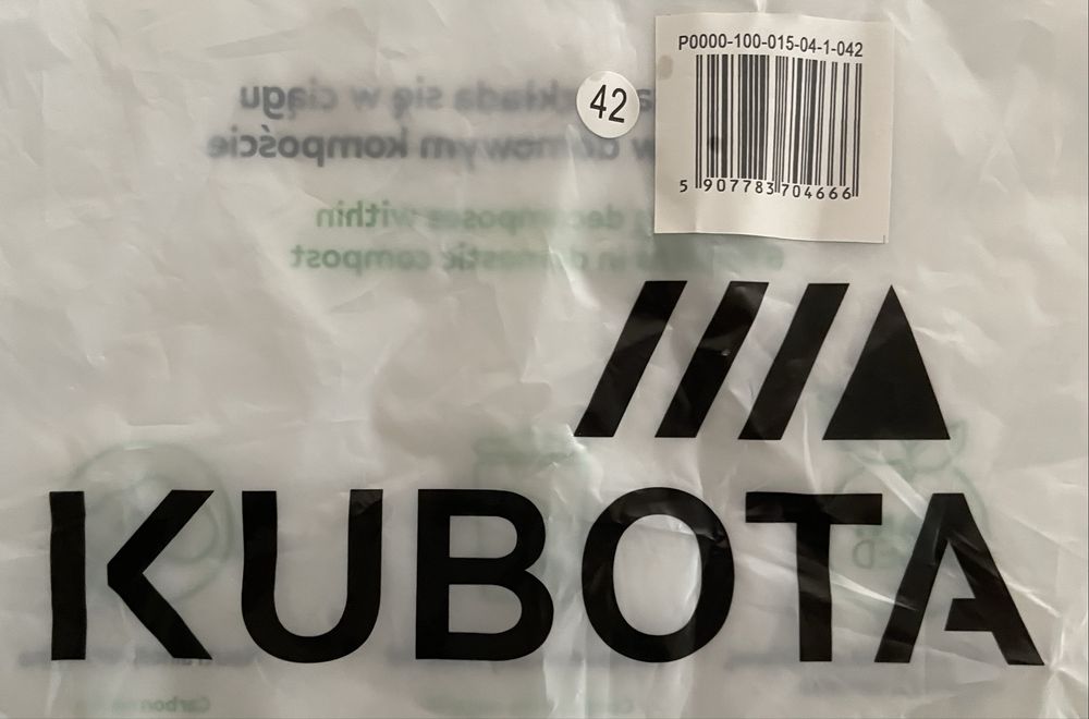 Klapki Kubota 42 Nowe
