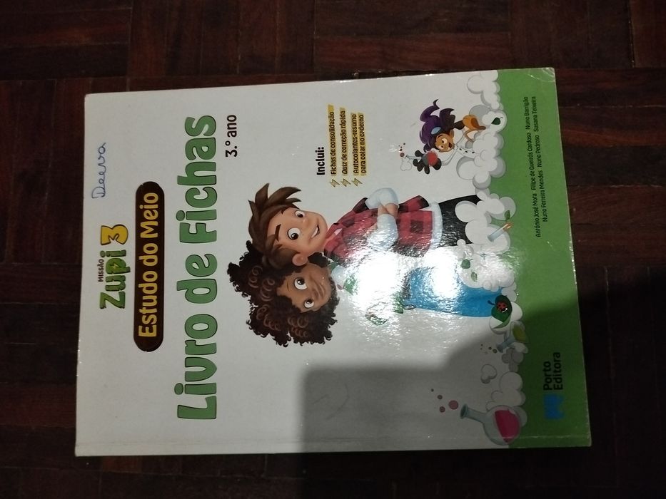 Livro de Fichas Zupi Para 3⁰ Ano