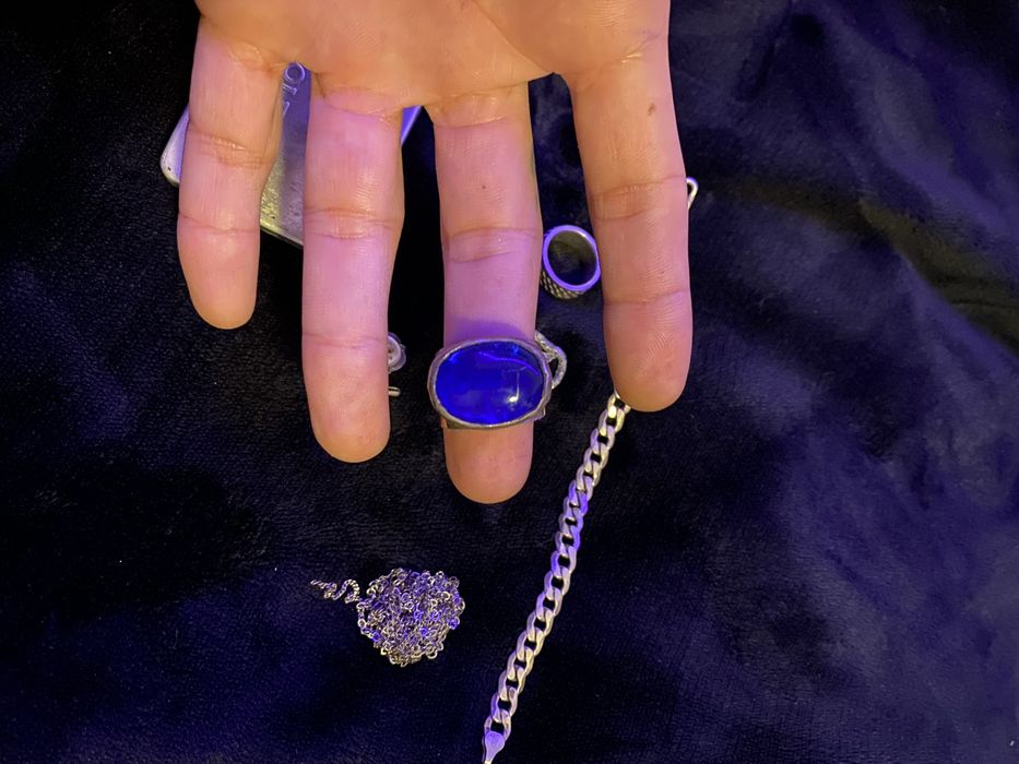 Comjunto de joalharia em prata