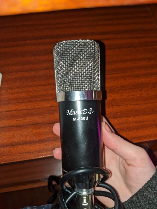 Конденсаторний студійний Мікрофон Music D. j M-800u