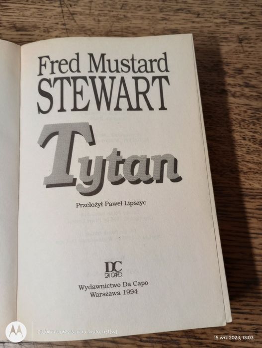 Tytan. Fred Mustard Stewart