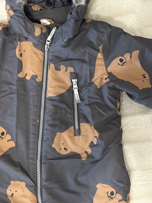 Зимовий дитячий комбінезон hm 9-12м , 80 розмір