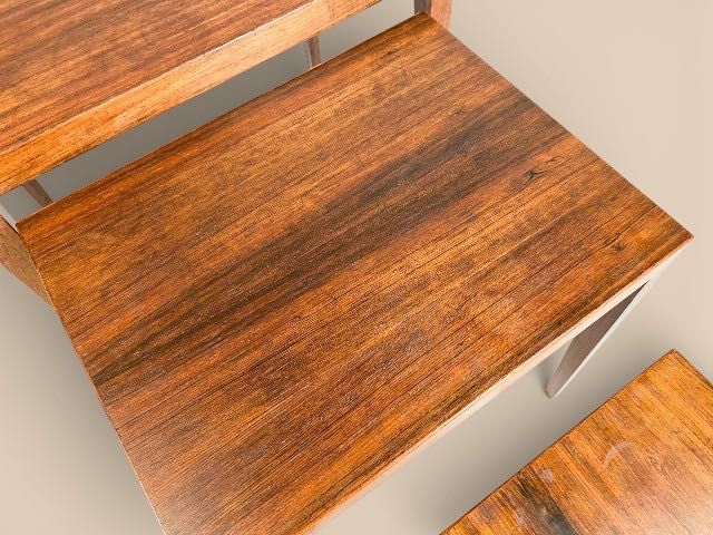Zestaw trzech stolików nesting tables Severin Hansen Jr. (1936–2020)