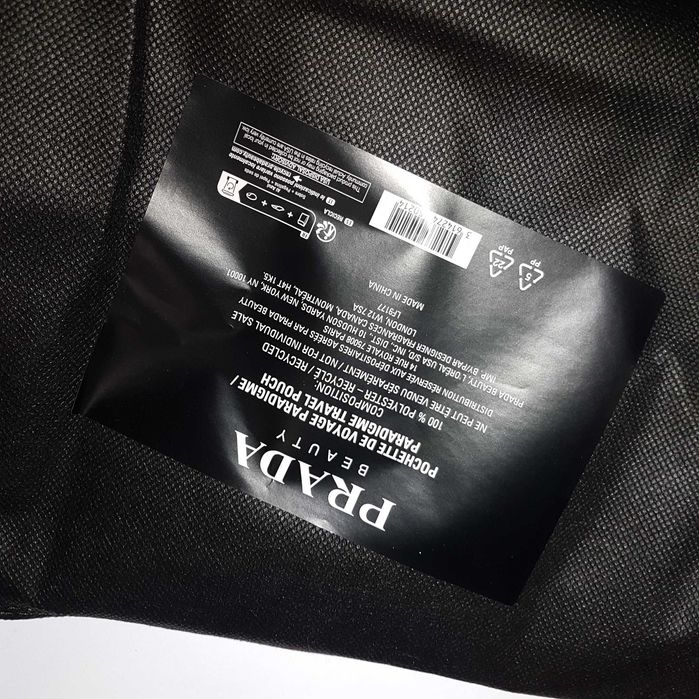 kosmetyczka saszetka z suwakiem oryginał PRADA