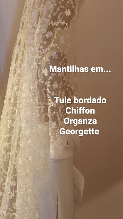 Mantilhas e véus....capas de noiva