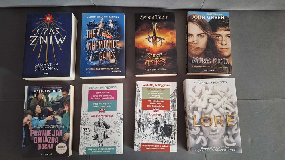 Książki pakiet - to co w spisie
