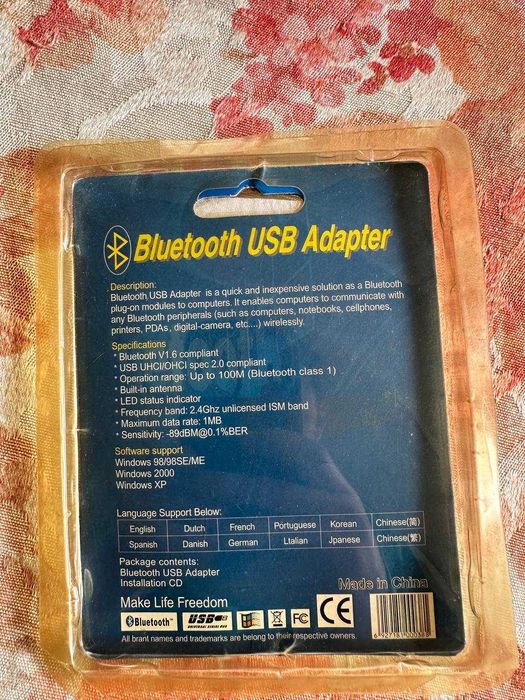 Blutooth usb адаптер ES-388 2.0