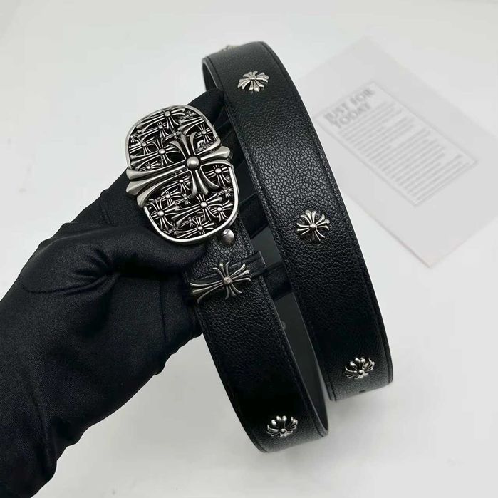 Belt Chrome Hearts | Ремень Хром Хартс c металической бляшкой