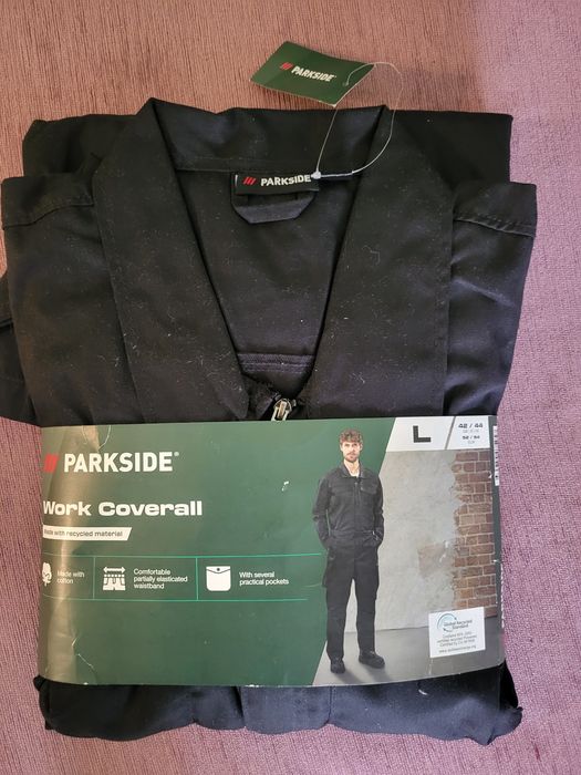 Новий робочий комбінезон Parkside Work Coverall, розмір L (чорний)