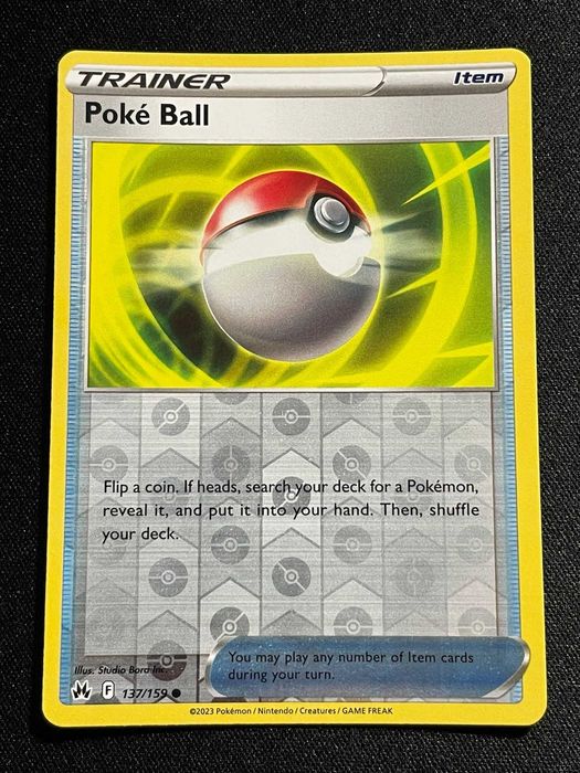 Carta Pokémon Poké Ball 137/159 Crown Zenith