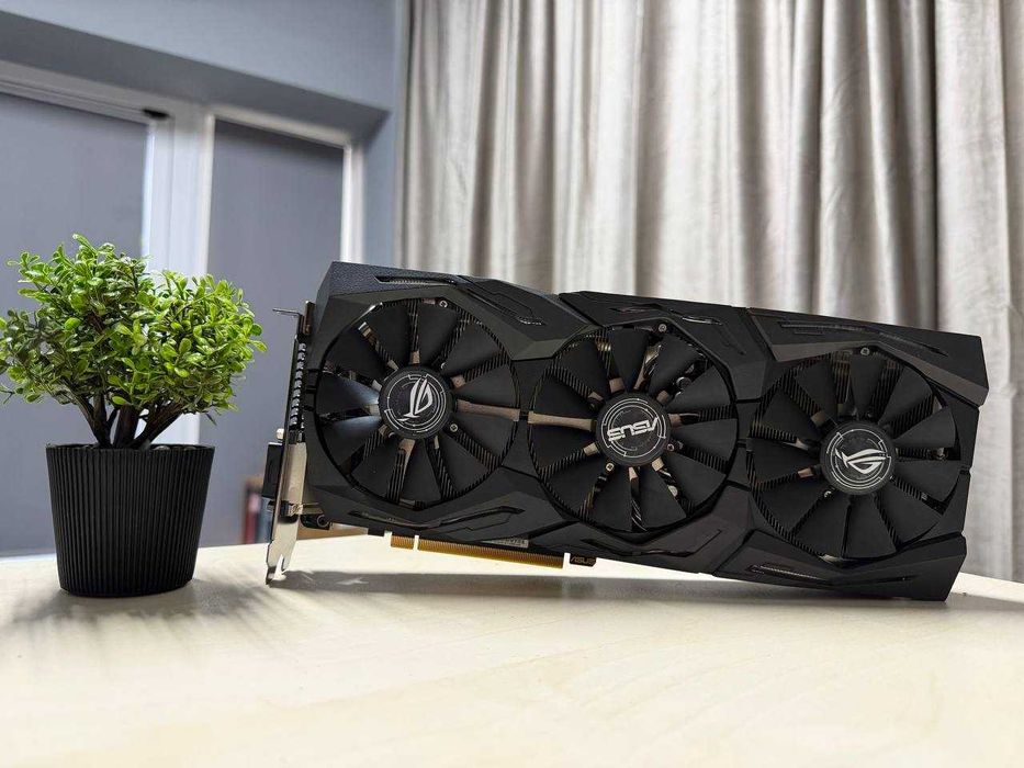 Відеокарта Asus GeForce GTX 1080 ROG Strix 8GB GDDR5X Б/в + Гарантія 3 місяці!