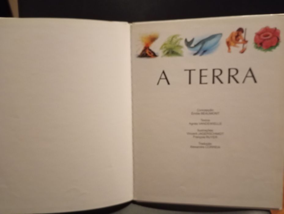 Livro "A terra - enciclopédia por imagens"