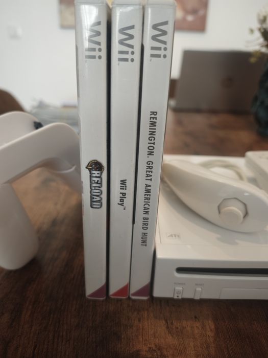 Wii Branca com jogos e Pistola