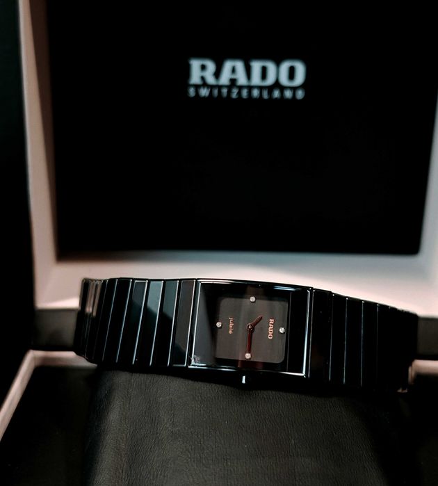 Zegarek Rado Diastar Jubile Diamonds Ceramica 4 Diamenty Komplet Box
