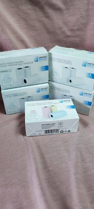 Papier fotograficzny mini rolki do drukarki kieszonkowej