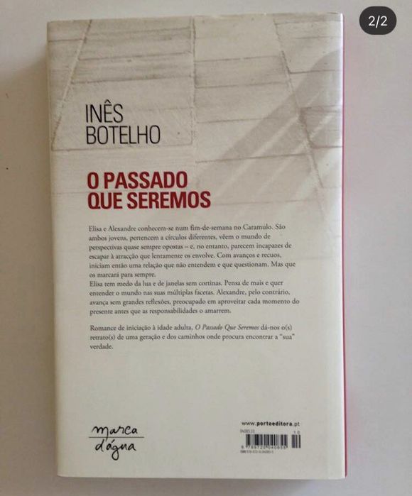 Livro “O passado que seremos” de Inês Botelho