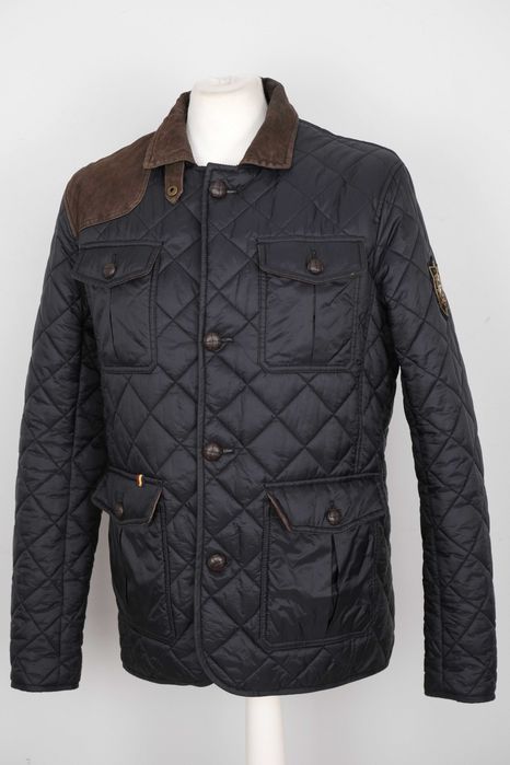 Morris philip quiled jacket navy pikowana męska kurtka r M