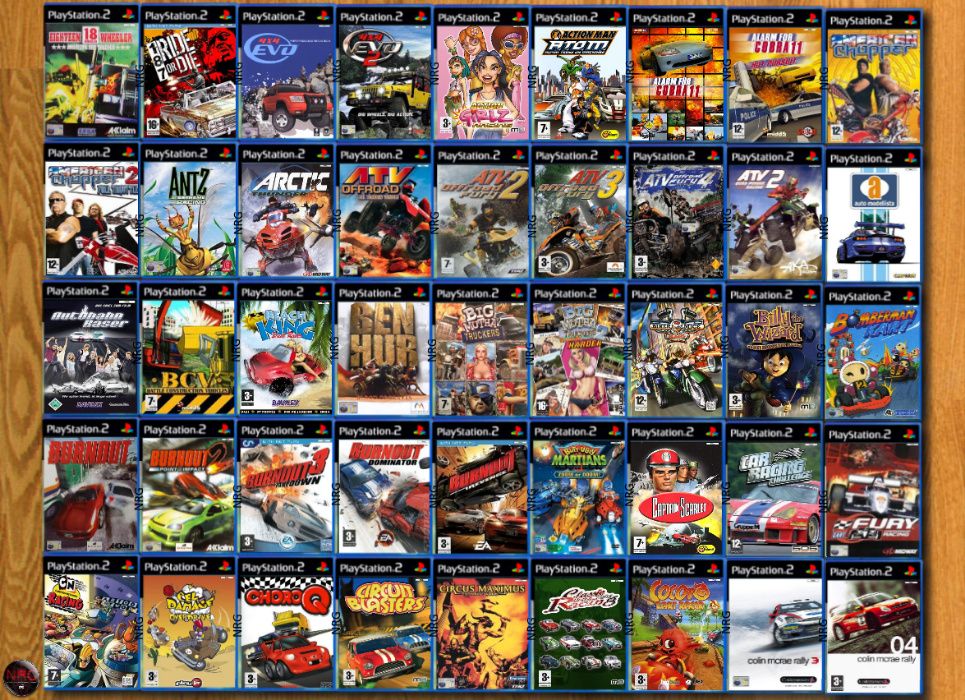 PS2] 350 Jogos CORRIDAS (Carros, Motas, etc) (Vendo à Unidade