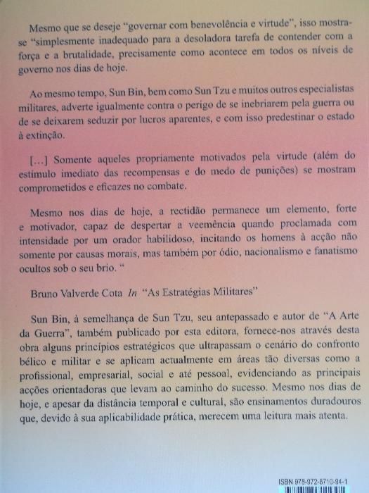 As estratégias militares do plano à acção de Sun Bin