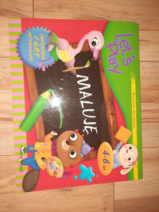 Książka ćwiczenia do malowania kolorowania zaznaczania