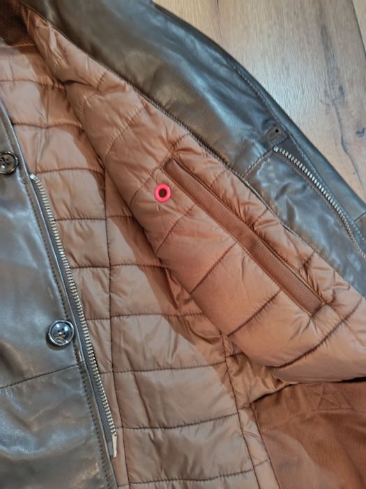 Куртка шкіряна чоловіча Geox утеплена