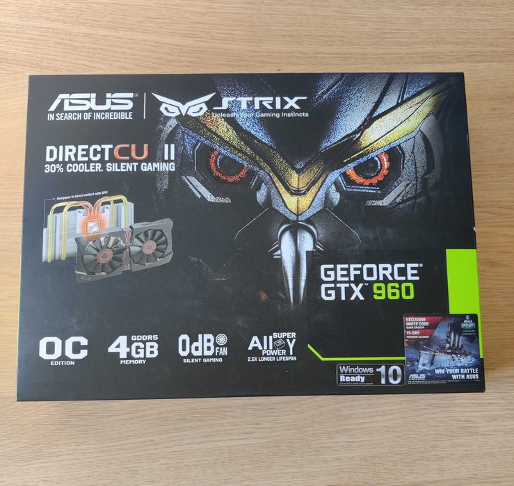 Asus - STRIX GTX960 DC2OC 4GD5