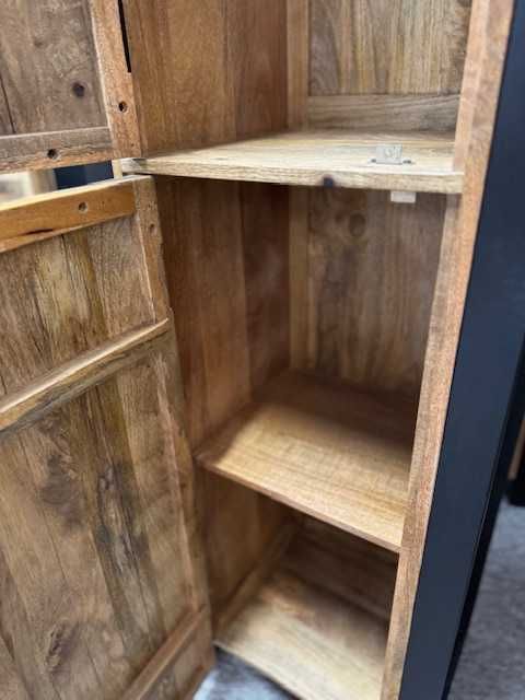 Drewniana Szafka, Słupek LOFT.. egzotyczne drzewo mango seria Britt