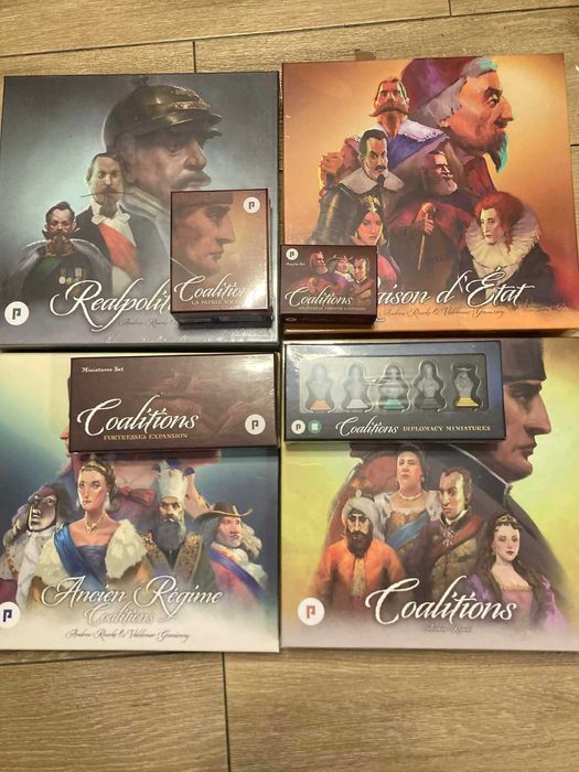 Gra planszowa Coalitions - zestaw