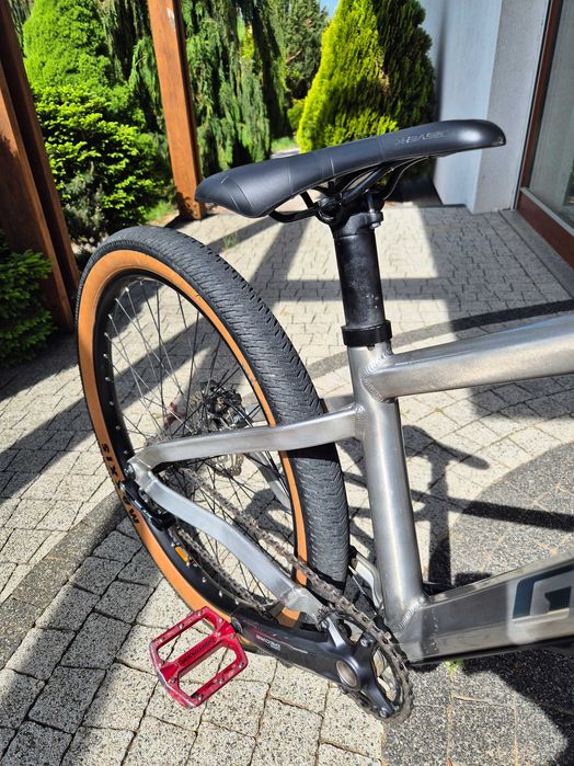 Rower GHOST Nirvana 4X, GWARANCJA, Raw Silver, Pumptrack Dirt 4X