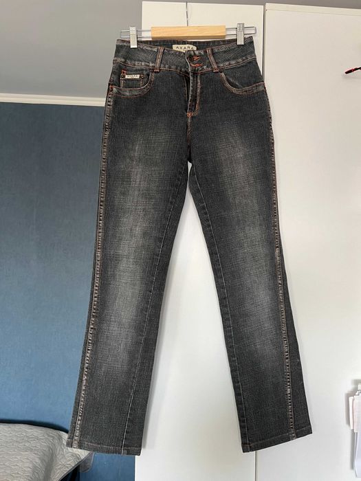 Джинси жіночі axara 36 розмір сірі прямі