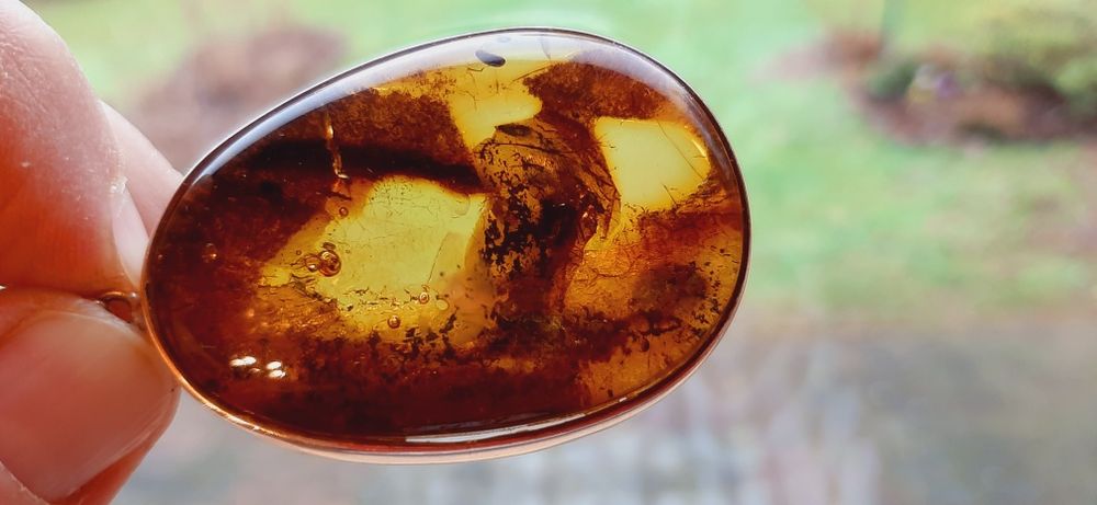 Hit Srebrny wisior z bursztynem wiosenna cena