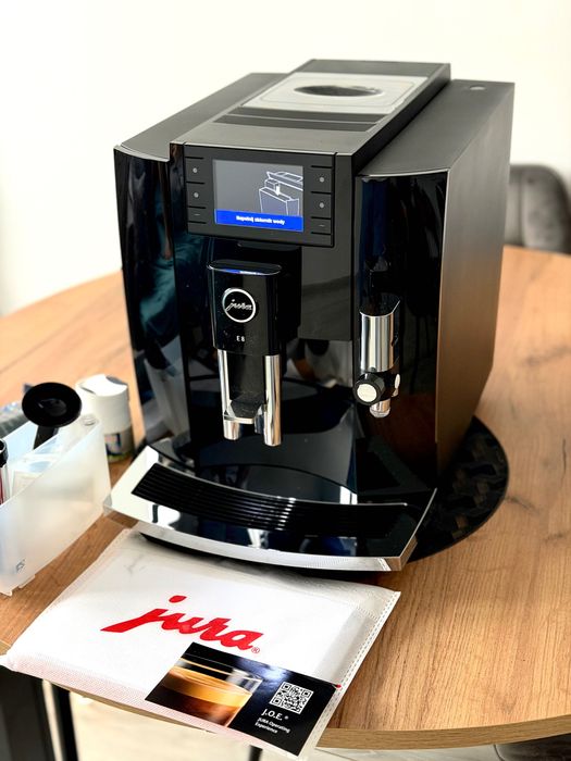 Ekspres JURA E8 Piano Black (EC) Nowy na gwarancji