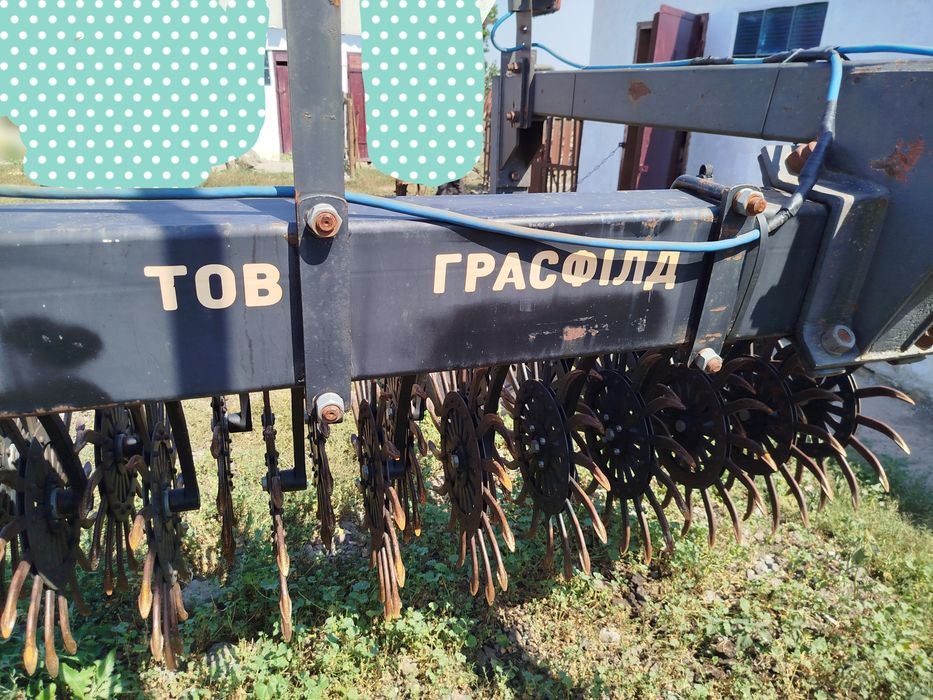 Ротаційна борона ,мотига Yetter б/у , 6 м