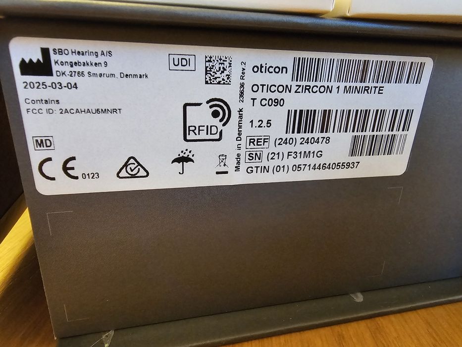 Aparaty słuchowe Oticon Zircon 1 Minirite T