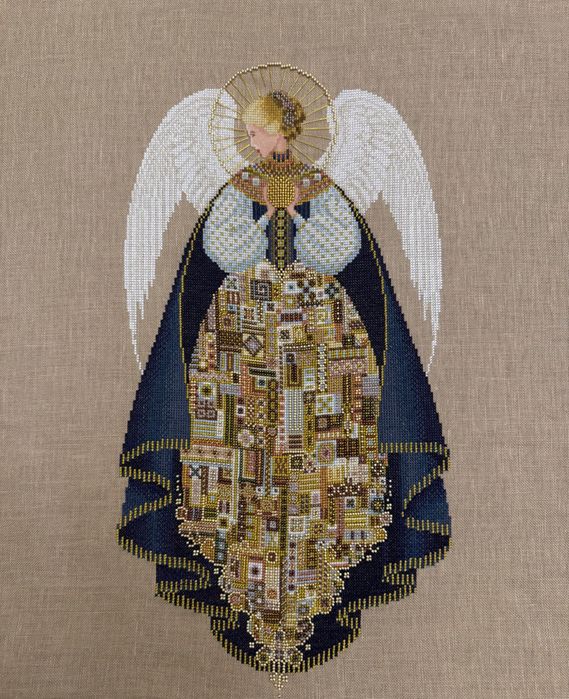 Картина “Ангел Кохання” від – вишивка хрестиком та бісером