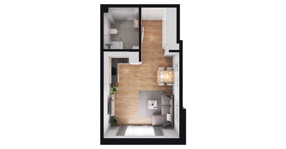 Aura Towers | mieszkanie A.1.5U