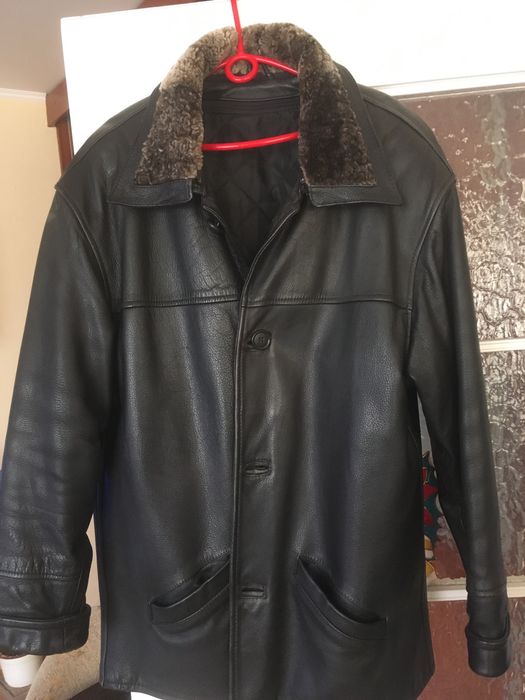Kurtka skórzana męska