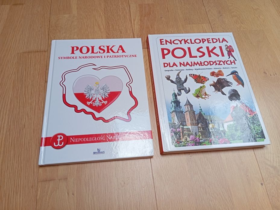 Zestaw książek encyklopedia symbole narodowe
