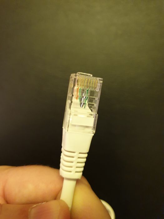 Cabo de Rede Ethernet RJ45 Cat5e – Branco