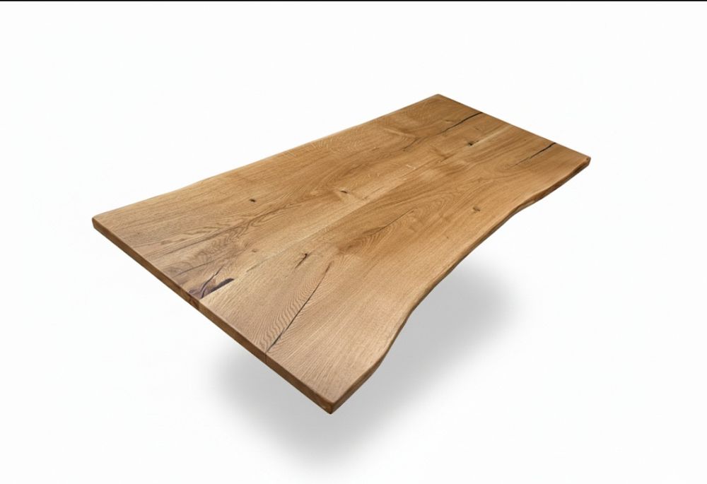 Blat dębowy na biurko 155-72 Live Edge
